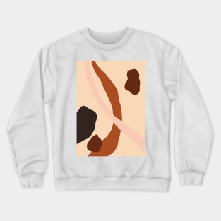 Abstract Earth Tones 3.3 Crewneck Sweatshirt